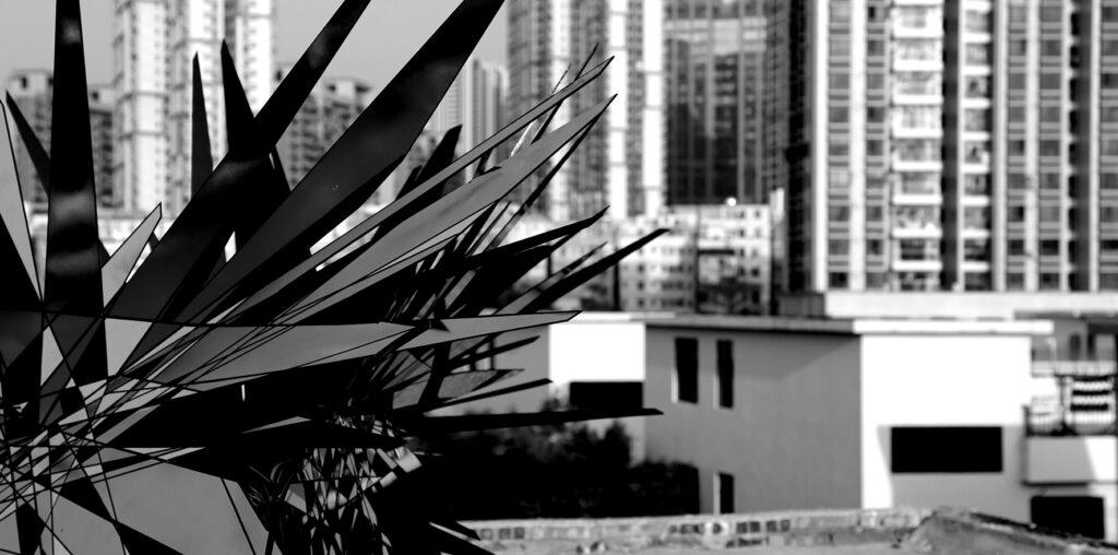 OUTDOOR SCULPTURE “GRAVITATIONAL INERTIA INFINITY”, SHENZHEN (CHINA)