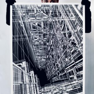 STRUCTURED ATTRACTION, Lithography edition of 300, 70 x 100cm