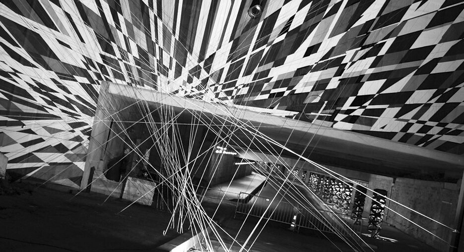 “Perspective Lines”, Outdoor Installation for Nuit Blanche.